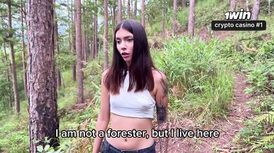 I fucked a hot stranger I met in the woods deep in the forest