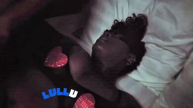 Sexy lingerie blowjob wet pussy deepthroat ebony milf big dick