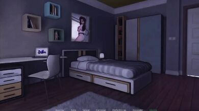 Shinigami milf drags me into her game with big dick deep throat