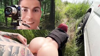 Anal instead of fishing She got creampie public dogystyle with big cock big ass