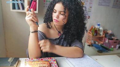 Badass latina destroys shy nerd in virtual sex POV creampie JOI roleplay