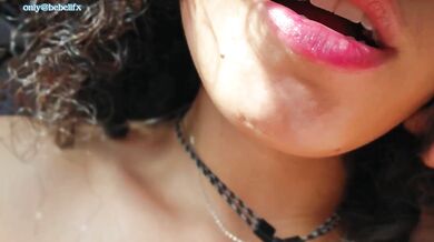 Badass latina destroys shy nerd in virtual sex POV creampie JOI roleplay