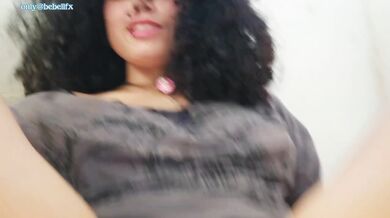 Badass latina destroys shy nerd in virtual sex POV creampie JOI roleplay
