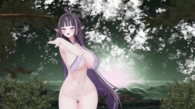 Thicc elf vtuber stripped dancing fortnite MMD hentai leak