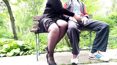 My hot stepmom flashes in public then takes a big cumshot