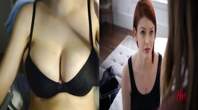 Cheating wife gets ruined by huge futa dick of own step sis