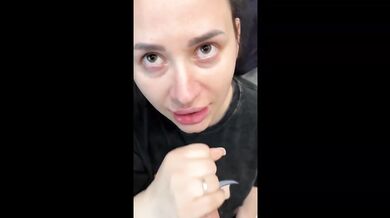 Hot brunette gets destroyed by cum and big dick