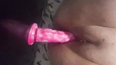 Slut loves DP ruined by anal dildo latina milf