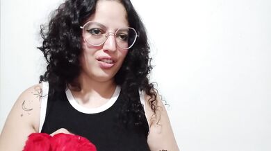 Joi meets her neighbor's wet panties hot fetish domination cum on tongue