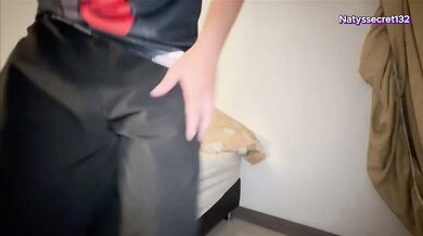 Punished college stepdaughter rides her stepdads thick cock