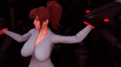 Nico and D.va get destroyed by a massive fuck machine