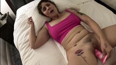Hotwife destroyed by huge orgasm to your cock wild tight pussy
