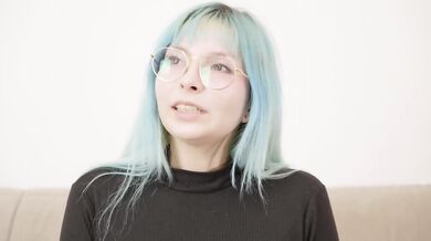 Goth anal whore takes first creampie in raw interview leak