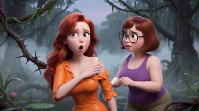 Two women lose clothes in swamp search muddy role play threesome