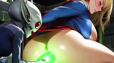Supergirl Suffocated In Bulging BDSM Bondage