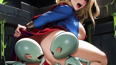Supergirl Suffocated In Bulging BDSM Bondage