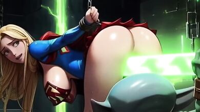 Supergirl Suffocated In Bulging BDSM Bondage
