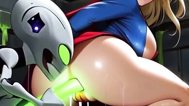 Supergirl Suffocated In Bulging BDSM Bondage