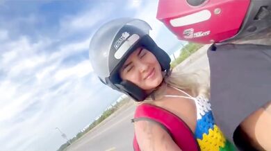Motorcycle ride ends with mouth explosion public casal aventura