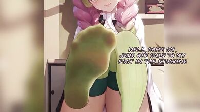 Mitsuri Kanroji first feet worship training
