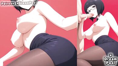 Big tits Chosaka gets throat fucked in Solo Leveling hentai by red XDreamPool