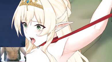 The Bigger Dick In This Game elf hentai blonde milf gets Ahegao creampie