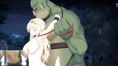 The Bigger Dick In This Game elf hentai blonde milf gets Ahegao creampie