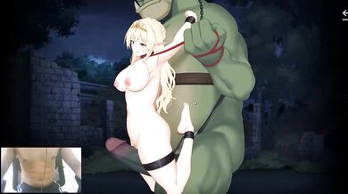 The Bigger Dick In This Game elf hentai blonde milf gets Ahegao creampie