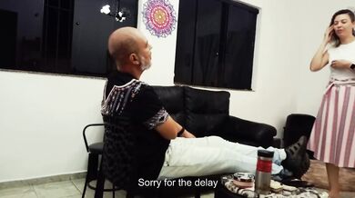 Loan shark pins the religious wife down and fucks her from behind