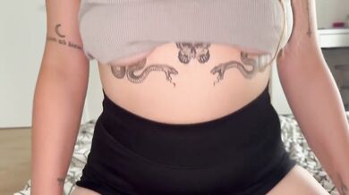 Dry Humping Stepbrother's Big Cock with My Thick Ass until He Burst in Jeans