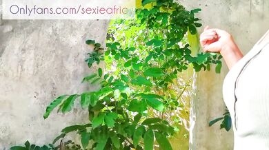 Big Ass Ebony Ex Promises One Last Doggystyle Fuck In Abandoned Wreck House Outdoor