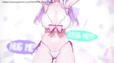 Hentai MMD Plymouth Vibrations Dance Solo Big Ass Big Tits