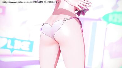 Hentai MMD Plymouth Vibrations Dance Solo Big Ass Big Tits
