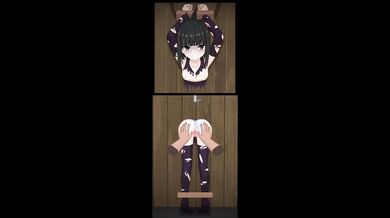 Bad girl taught a lesson rough x-ray hentai cumshot