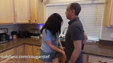 Hotwife MILF ruined by plumbers in messy threesome gangbang