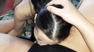 Her mouth on my panties until I cum gushing wet orgasm