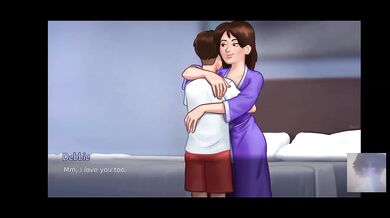 Hot stepmom caught me jerking big cock then taught me how to fuck her big tits