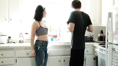 Neighbor Dharma Jones Gets Hard Fucked Rough and Deep Throated