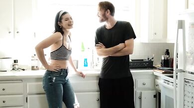 Neighbor Dharma Jones Gets Hard Fucked Rough and Deep Throated