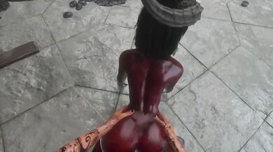 Sperm Hunter destroys succubi Azel with her big cock and mouth