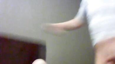 Muscular guy destroys her upside down pay eating face raw