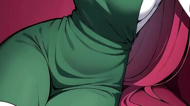 Kushina's big milf booty gets destroyed in stretching joi hentai