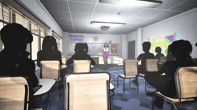 My MILF teacher drops lessons of corruption in college toilet
