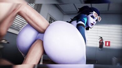 Widowmaker Mommy Rides Doggy with Big Juicy Ass in 4K Compilation