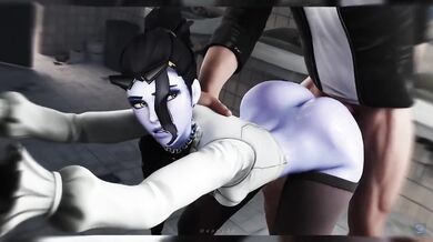 Widowmaker Mommy Rides Doggy with Big Juicy Ass in 4K Compilation