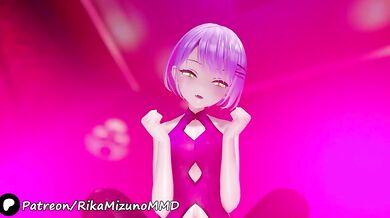 Towa’s seductive dance ruins your mind R18 MMD ecchi solo ecstasy