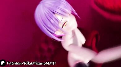 Towa’s seductive dance ruins your mind R18 MMD ecchi solo ecstasy