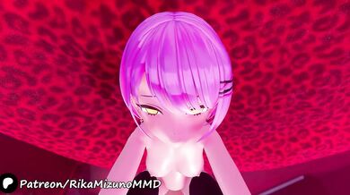 Towa’s seductive dance ruins your mind R18 MMD ecchi solo ecstasy