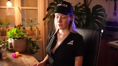 Horny Blonde Cop ASMR Roleplay Teases You