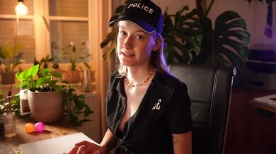 Horny Blonde Cop ASMR Roleplay Teases You